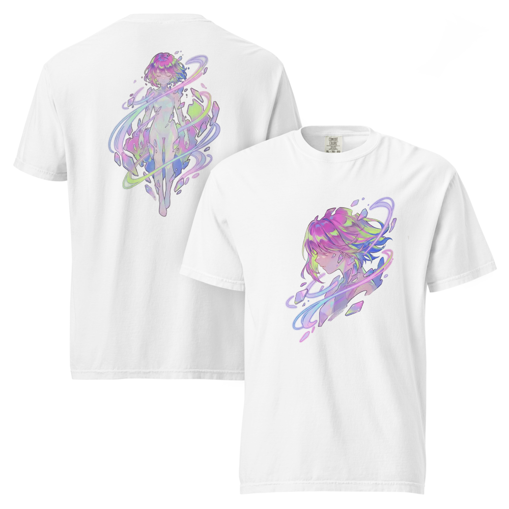Anime Crystal T-Shirt – Neo-Tokyo Pastell Design